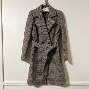 COLE HAAN Wool Blend Trench Coat size 8